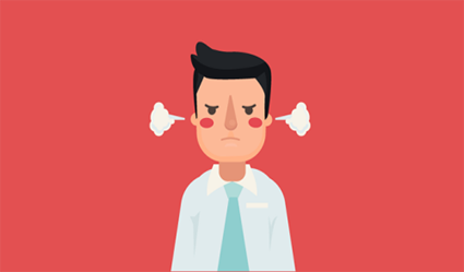 مشتری عصبانی