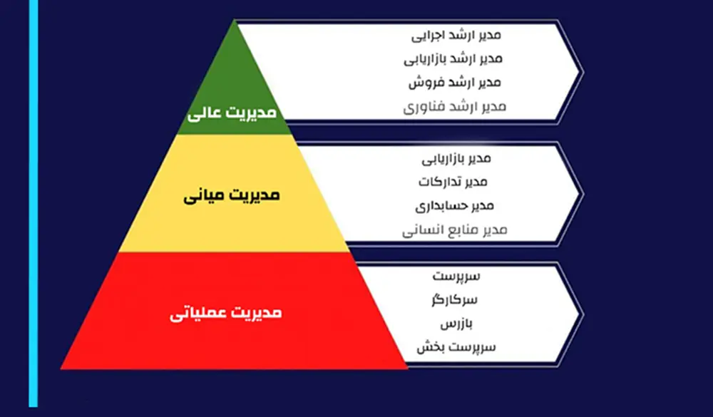 سطوح مختلف هرم سازمان
